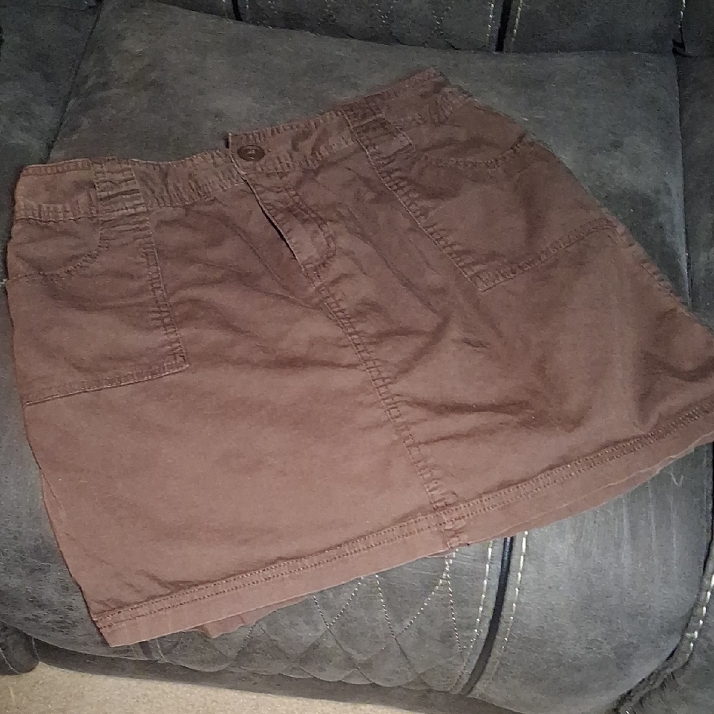 St. John's Bay Chocolate Brown Skort